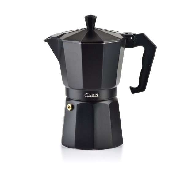 103407A-Espressokocher aus Aluminium für einen kräftigen Kaffee auf traditionelle Art und Weise für 250 ml