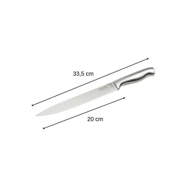103121-Profi-Ausbeinmesser 33 cm aus einem Stück japanischem Edelstahl gefertigt - Maße
