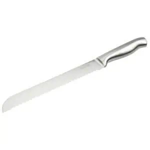 103120-Profi-Brotmesser 33 cm aus einem Stück japanischem Edelstahl und mit Wellenschliff