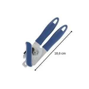 103219-Einfacher Dosenöffner mit Öse zum Aufhängen aus Edelstahl & Kunststoff - Maße