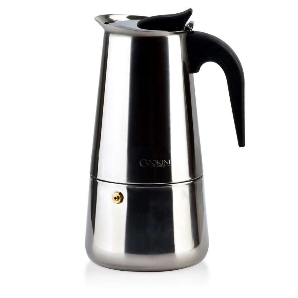 103408A-Edelstahl Mokkakanne für alle Herdarten geeignet 450 ml