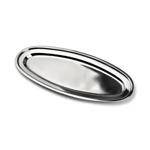 103402A-Fischtablett aus Edelstahl zum Anrichten ganzer Fische 55 cm