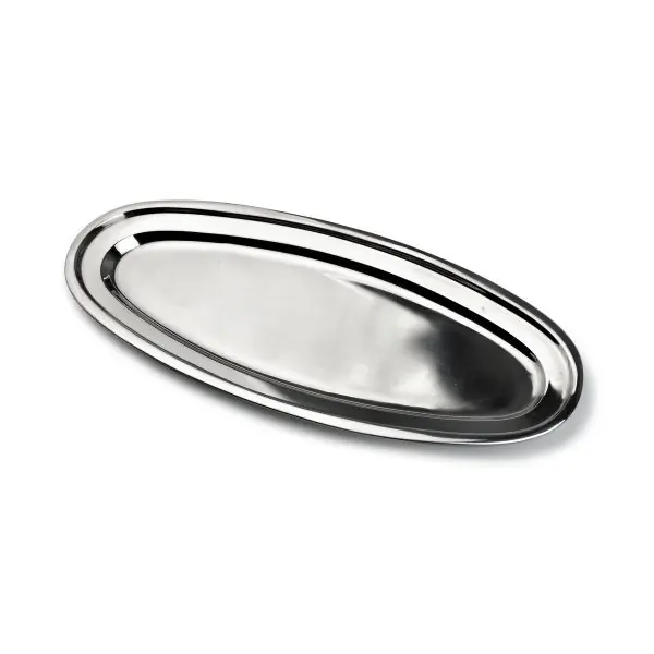 103402A-Fischtablett aus Edelstahl zum Anrichten ganzer Fische 55 cm