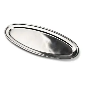 103402B-Fischtablett aus Edelstahl zum Anrichten ganzer Fische 65 cm