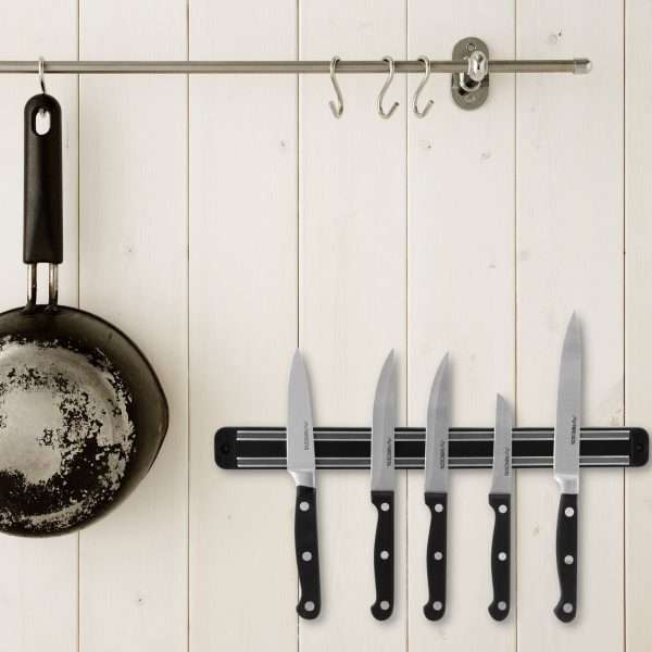 103102-Magnetischer Wand-Messerhalter mit den Maßen 33 x 3,5 cm zur Wandmontage - in der Küche
