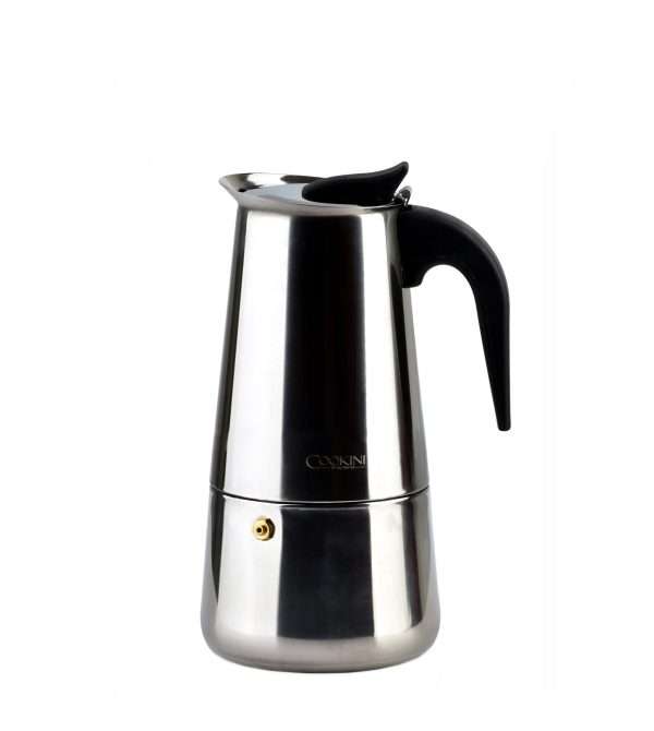 103408B-Induktion-Espressokocher aus Edelstahl für alle Herdarten geeignet 300 ml