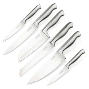 103126-Profi-Küchenmesser Set 6-teilig aus Edelstahl
