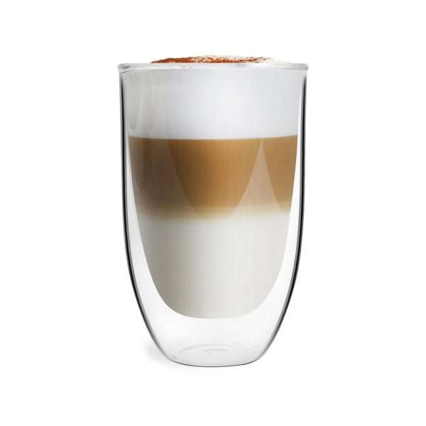 103509-Set doppelwandige Gläser 350 ml aus 6 Stück - mit Kaffee