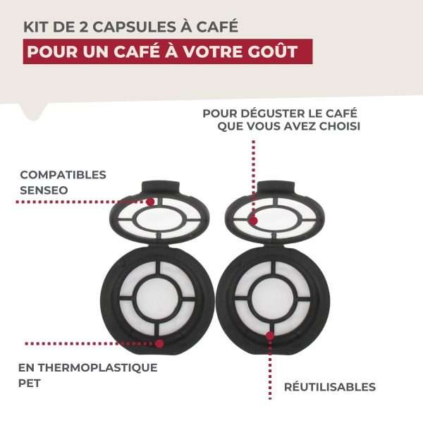 2er Set wiederverwendbare Kaffeekapseln - Angaben 2