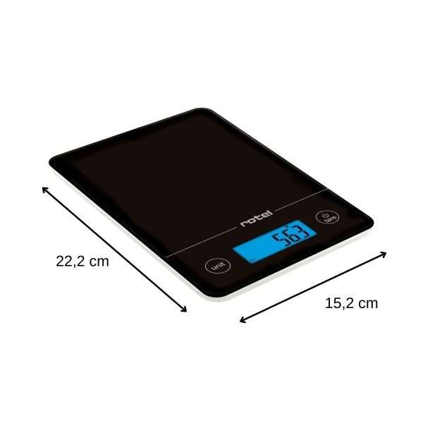 103901-Elektronische Touchscreen-Küchenwaage - Maße