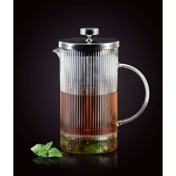 103436-French Press mit Streifen 1000ml - mit Getränk 2