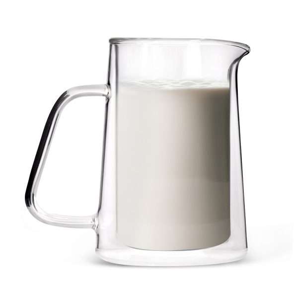 103516-Glas Milchkännchen 200ml - mit Milch