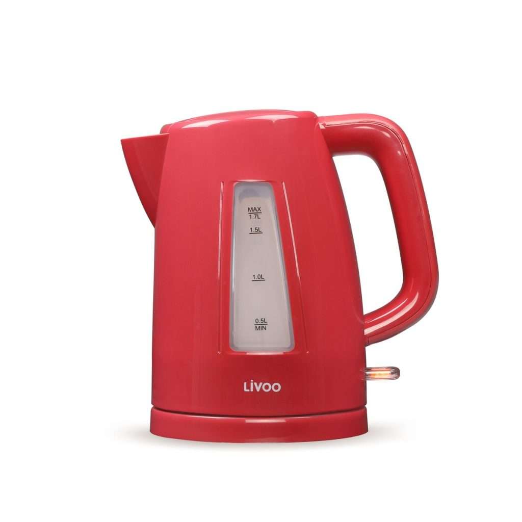 104008-Roter Wasserkocher 2200W