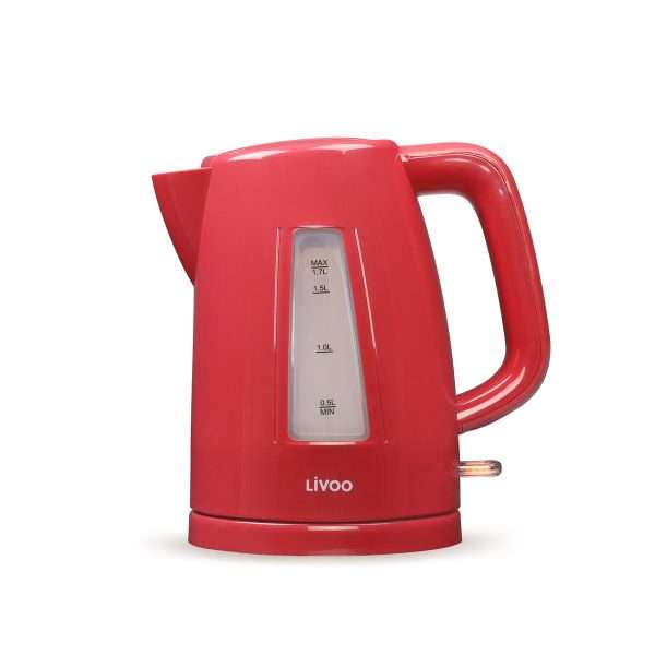 104008-Roter Wasserkocher 2200W