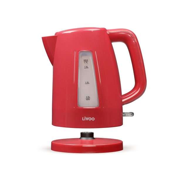 104008-Roter Wasserkocher 2200W - zerlegt